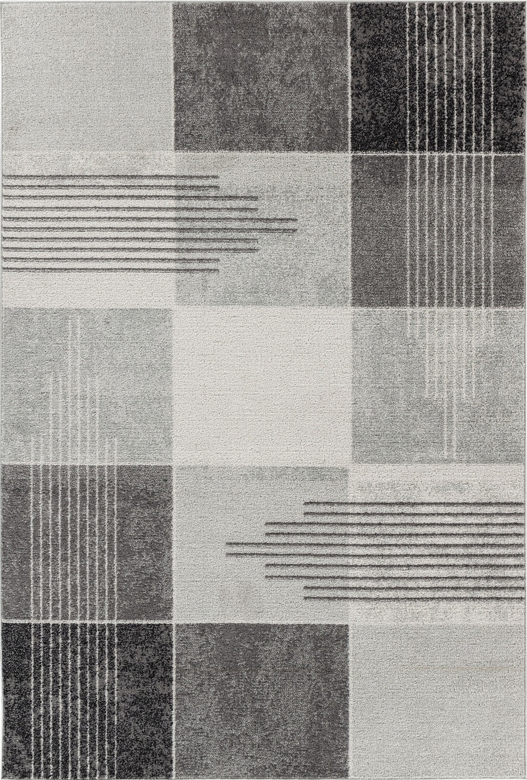 Tapis Scandinave Vernal Moderne Gris