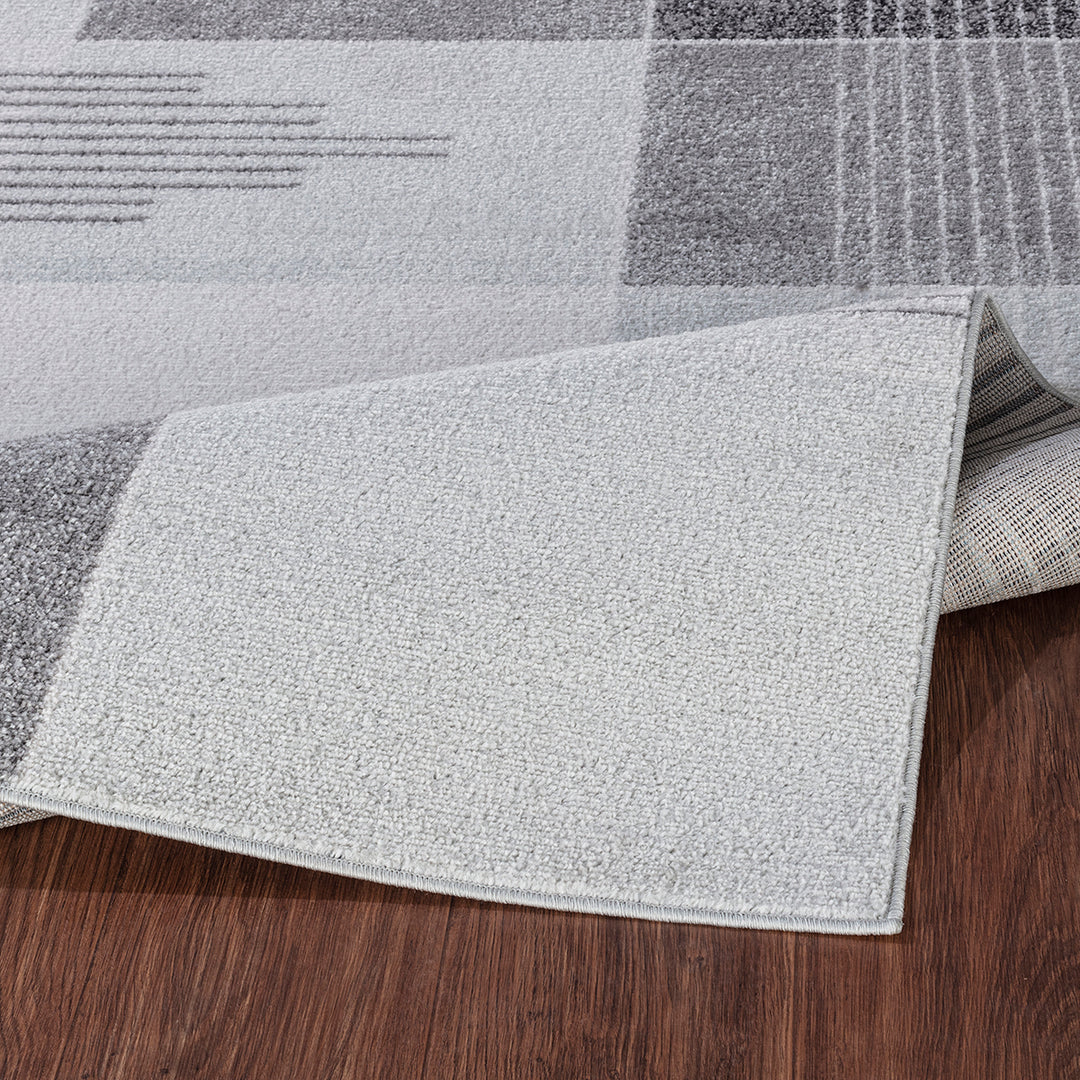 Tapis Scandinave Vernal Moderne Gris