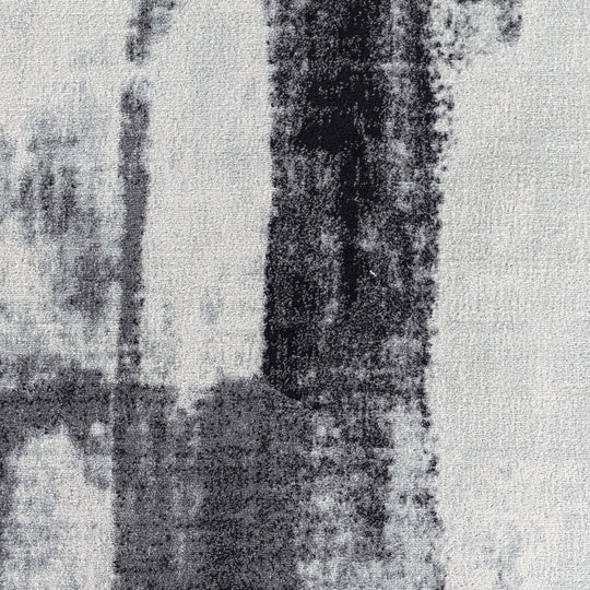 Tapis Abstrait Moderne Gris Elko