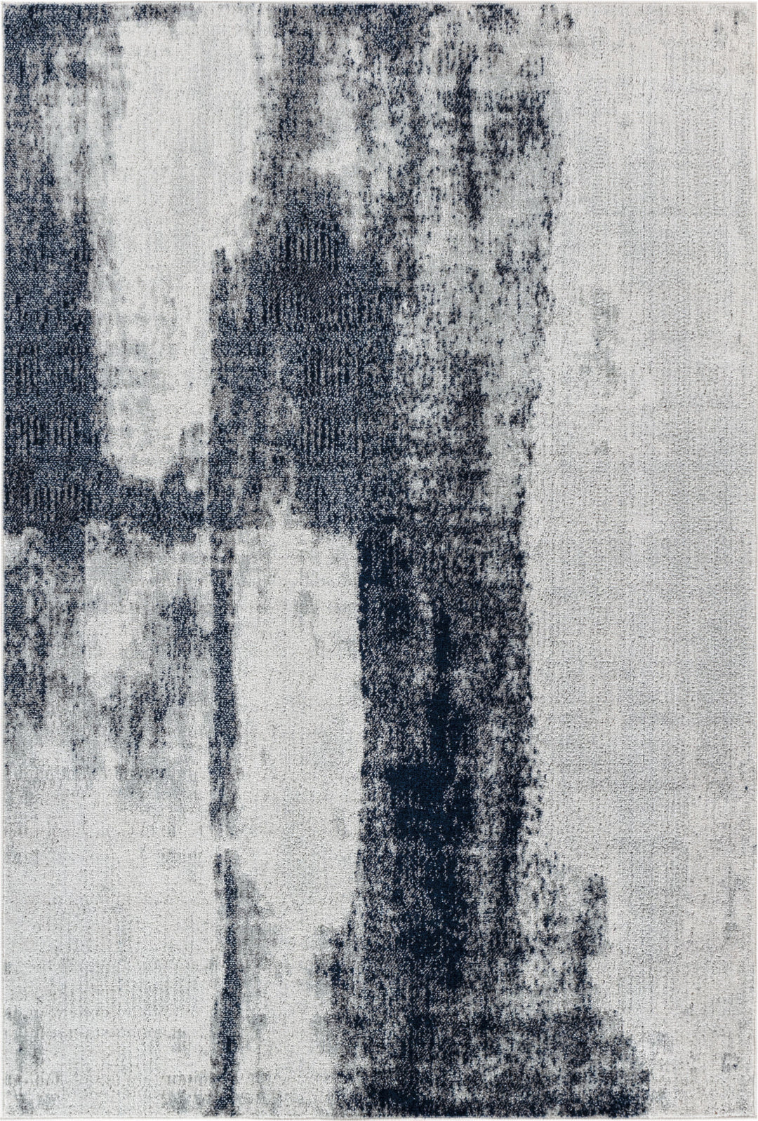 Tapis Abstrait Moderne Bleu/Gris Elko
