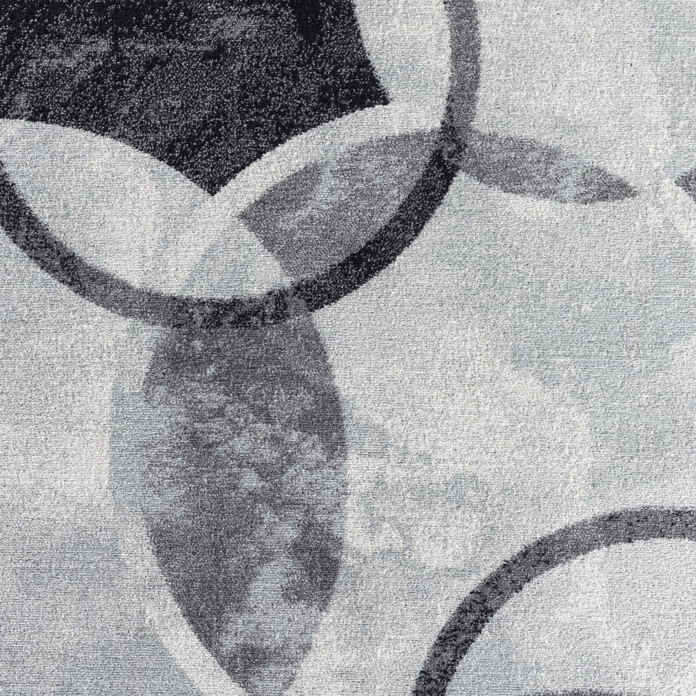 Tapis Scandinave Moderne Noir/Gris/Blanc Fallon