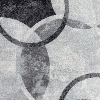 Tapis Scandinave Moderne Noir/Gris/Blanc Fallon