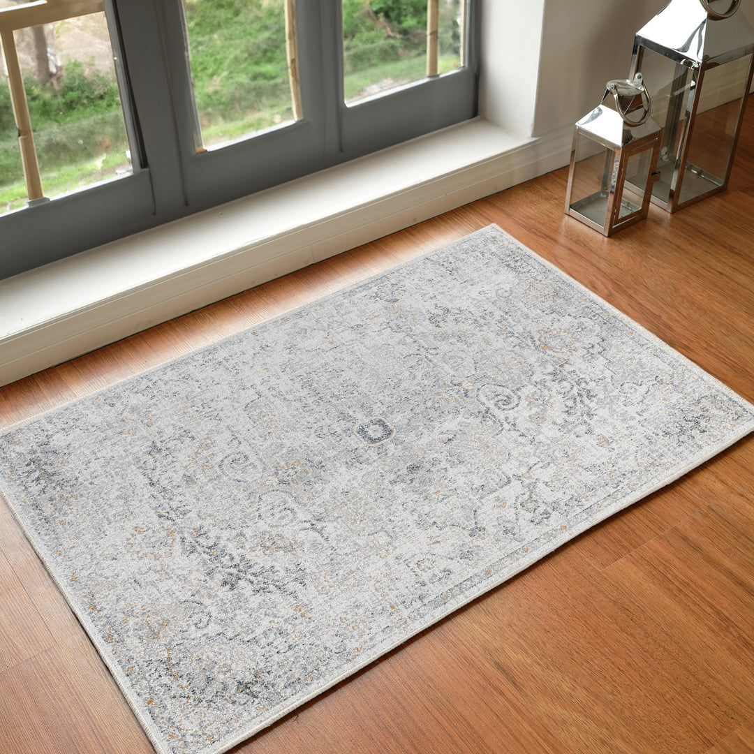 Tapis Vintage Oriental Gris/Ambre Munich