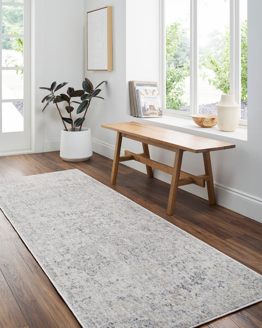 Tapis de Couloir Vintage Oriental Gris/Ambre Munich