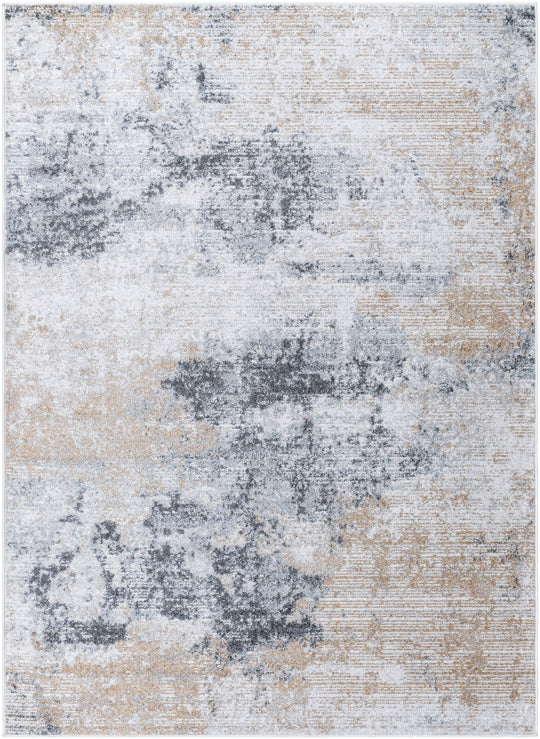 Tapis Abstrait Moderne Gris/Beige Arica