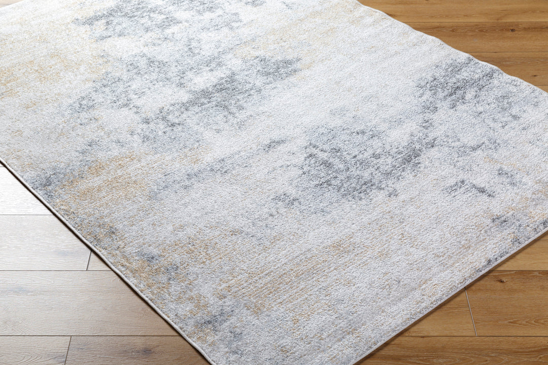 Tapis de Couloir Abstrait Moderne Gris/Beige Arica