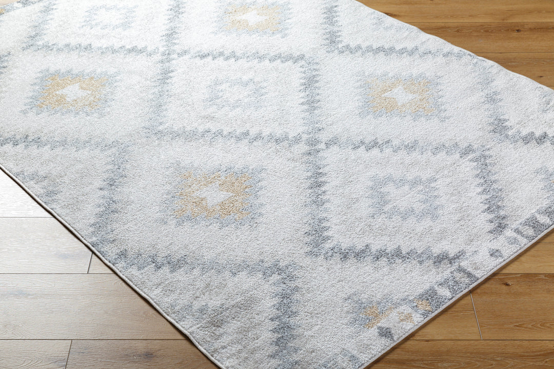 Tapis de Couloir Scandinave Bohème Gris/Beige Bogor