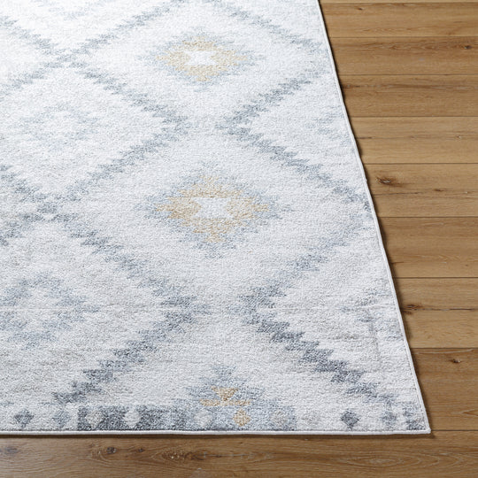 Tapis de Couloir Scandinave Bohème Gris/Beige Bogor