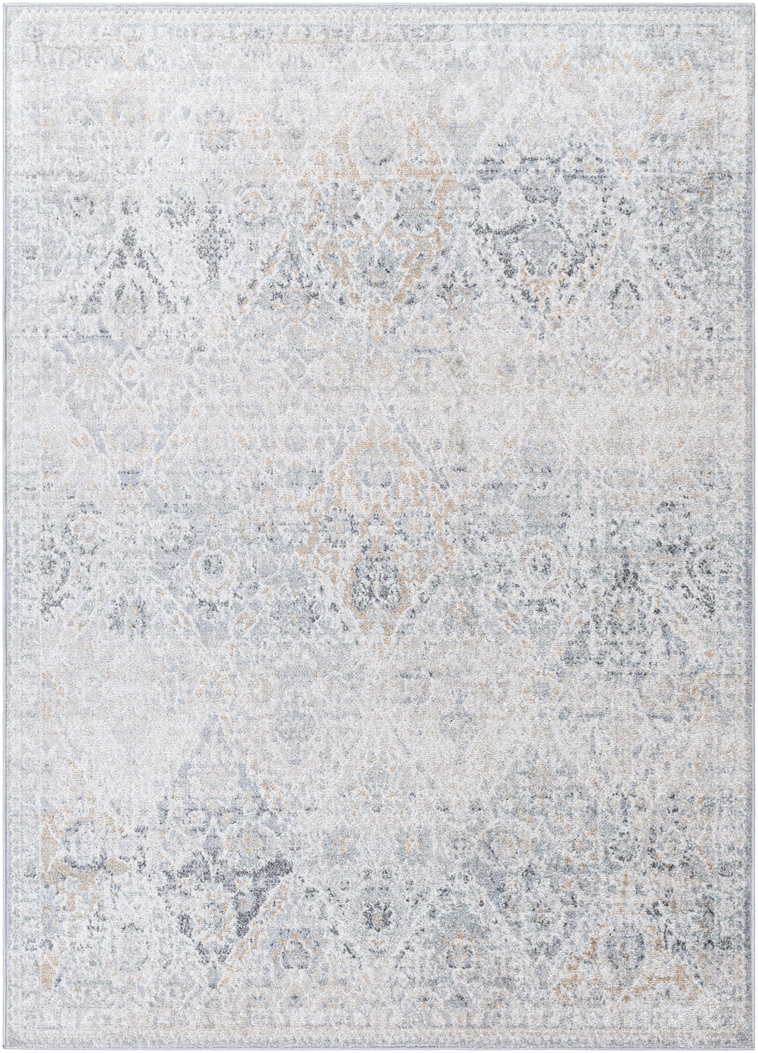 Tapis Vintage Oriental Gris/Bleu Cuzco