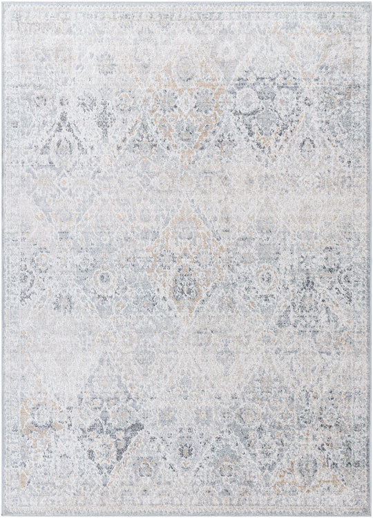 Tapis Vintage Oriental Gris/Bleu Cuzco