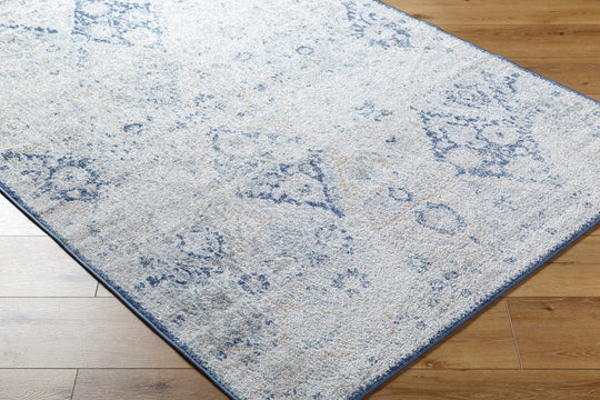 Tapis Vintage Oriental Bleu/Gris Cuzco