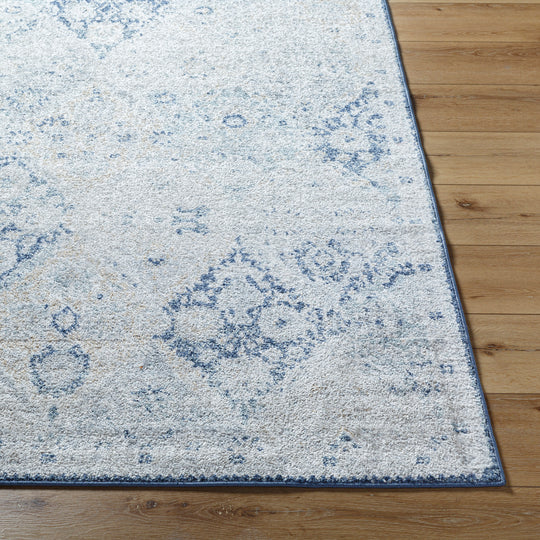 Tapis Vintage Oriental Bleu/Gris Cuzco