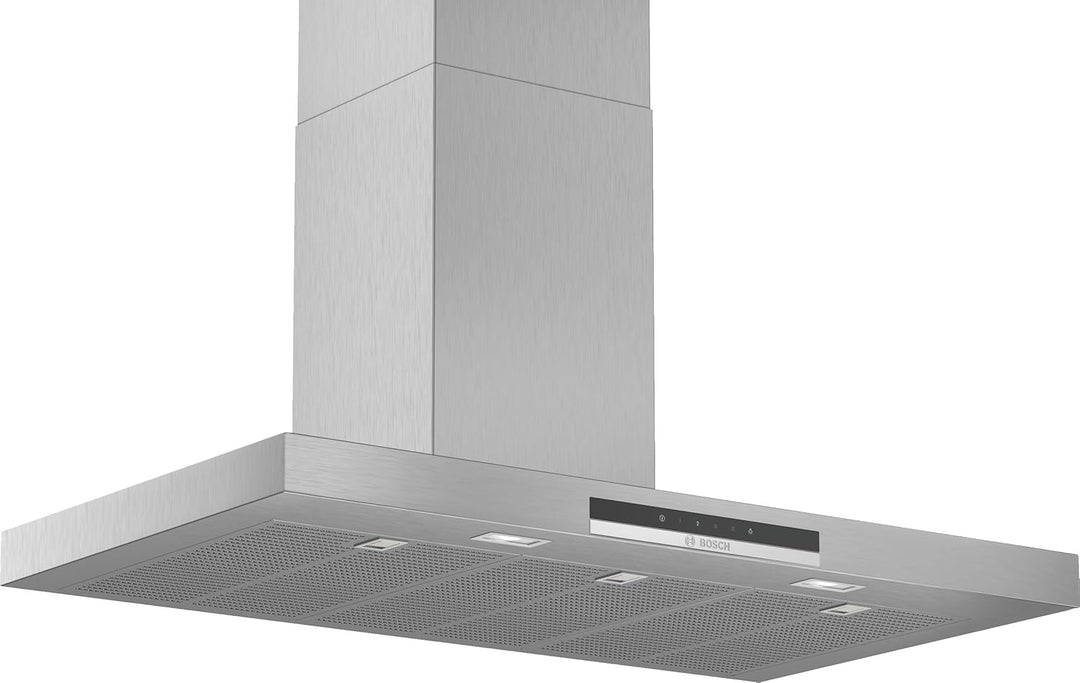 Hotte murale BOSH DWB97IM50 Série 4 avec 4 vitesses d'aspiration dont 1 intensive 90cm Inox