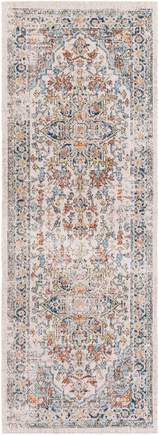 Tapis d'Extérieur/Intérieur Bleu/Beige  Arvada