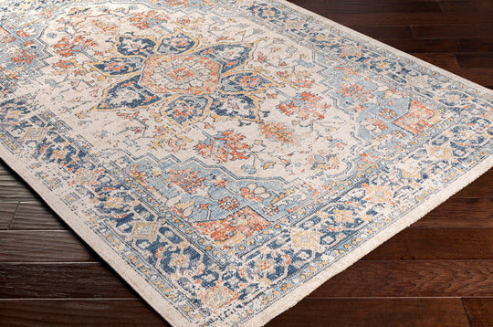 Tapis d'Extérieur/Intérieur Bleu/Beige  Arvada