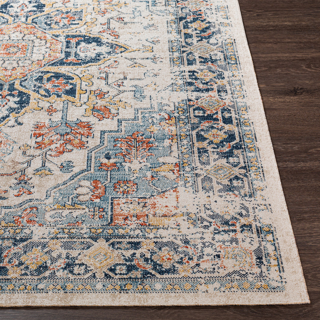 Tapis d'Extérieur/Intérieur Bleu/Beige  Arvada