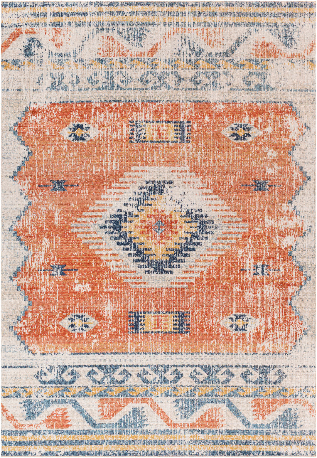 Tapis d'Extérieur/Intérieur Rouge/Bleu Bago