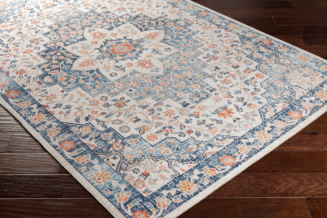 ARVADA Tapis d'Extérieur/Intérieur Bleu/Beige 200x275