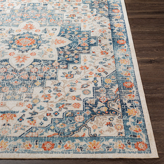 ARVADA Tapis d'Extérieur/Intérieur Bleu/Beige 200x275