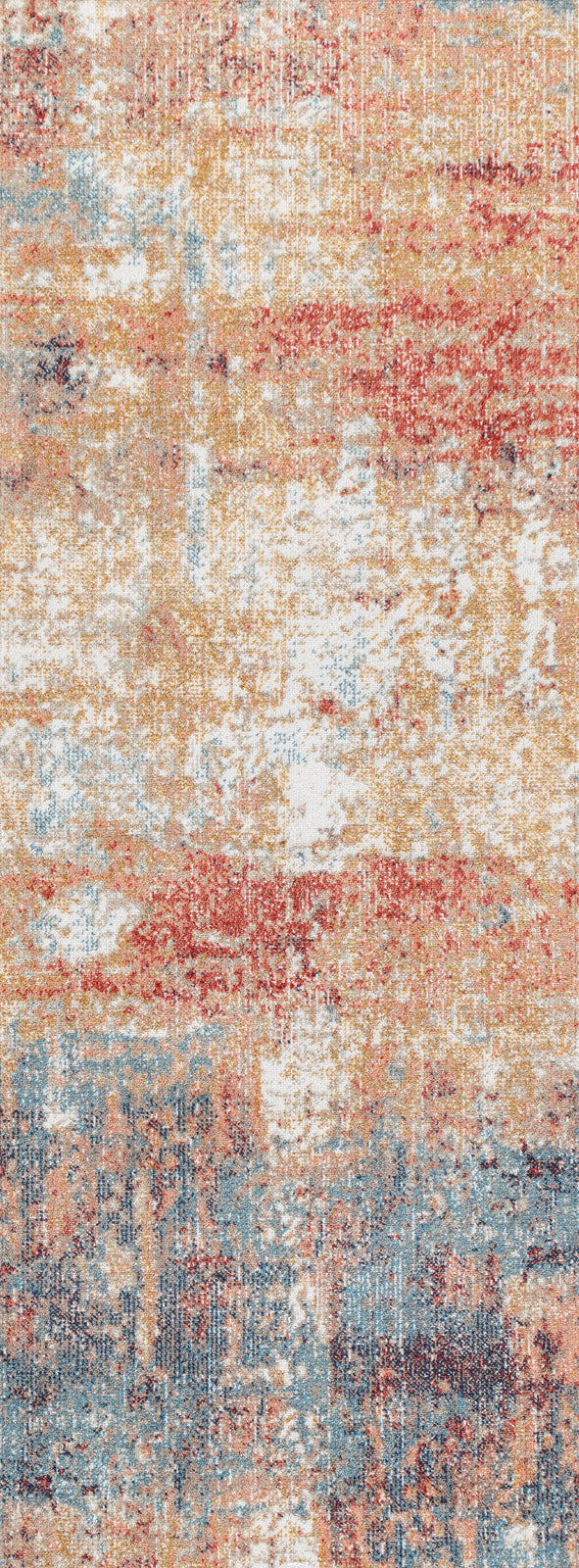 Tapis d'Extérieur/Intérieur Rouge/Bleu Mijek