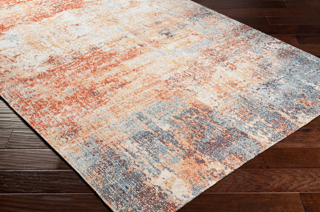 Tapis d'Extérieur/Intérieur Rouge/Bleu Mijek