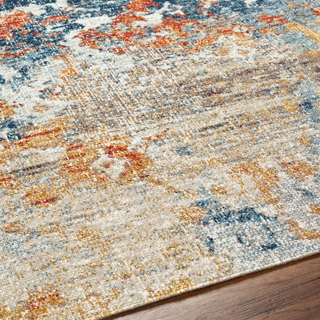 Tapis d'Extérieur/Intérieur Jaune/Bleu Tchia
