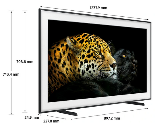 TV Samsung The Frame 55″ QLED – Modèle QE55LS03A – Noir