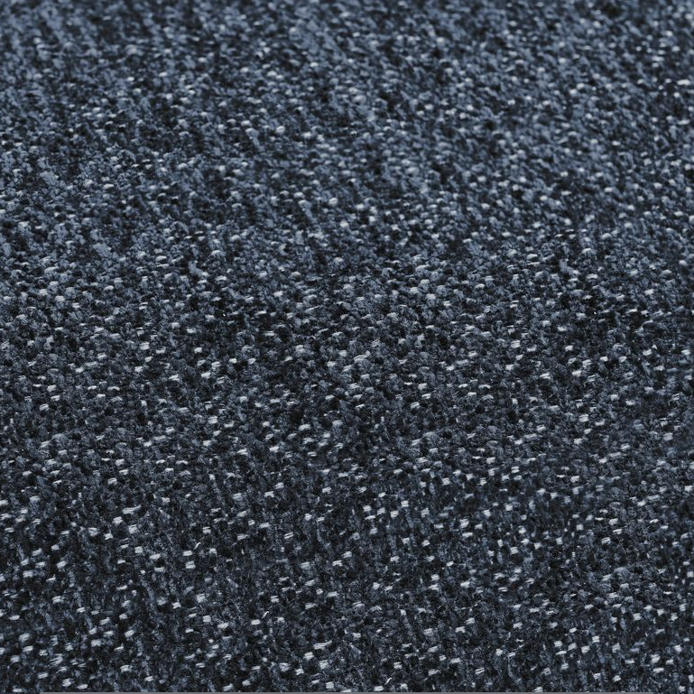 Canapé d'angle gauche BOBOCHIC Everest 4 places en tissu chiné bleu