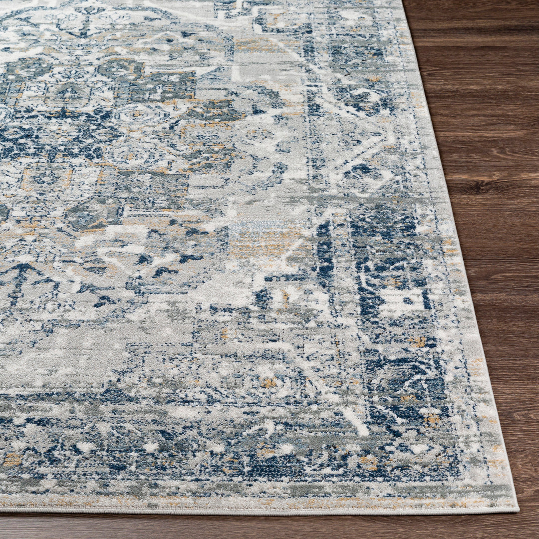 Tapis Vintage Oriental Gris/Bleu/Beige Mati