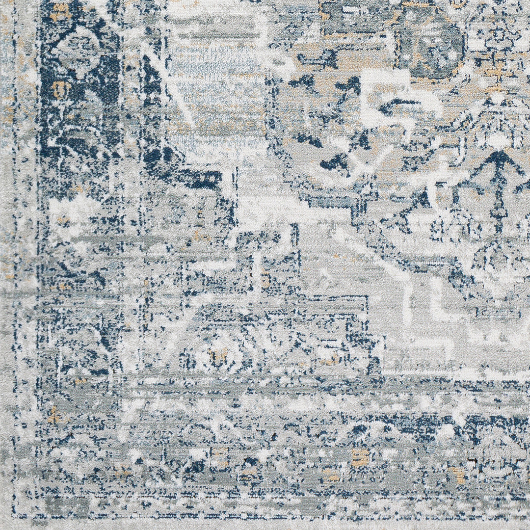 Tapis Vintage Oriental Gris/Bleu/Beige Mati