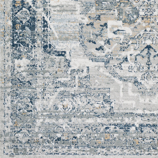 Tapis Vintage Oriental Gris/Bleu/Beige Mati