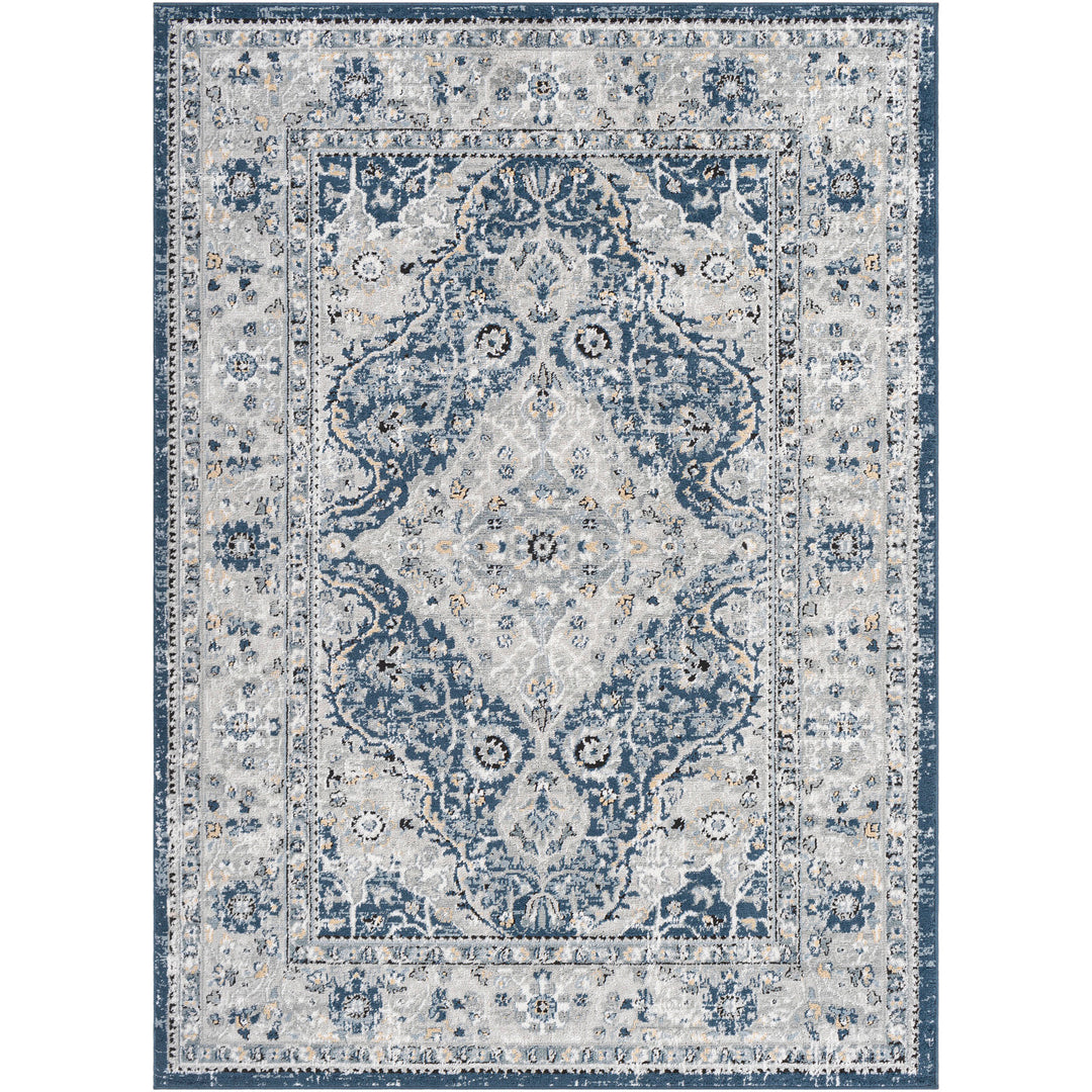 Tapis Vintage Vienna Oriental Bleu/Gris/Jaune