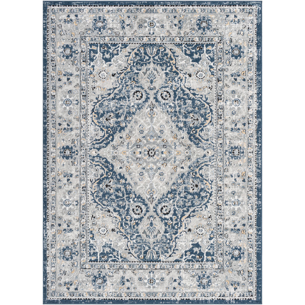 Tapis Vintage Vienna Oriental Bleu/Gris/Jaune