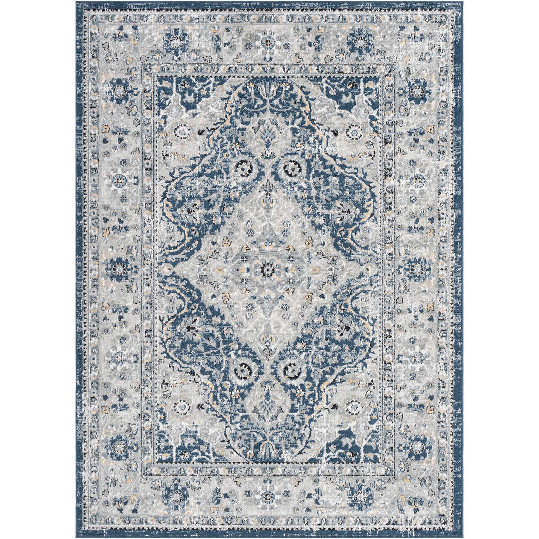 Tapis Vintage Vienna Oriental Bleu/Gris/Jaune