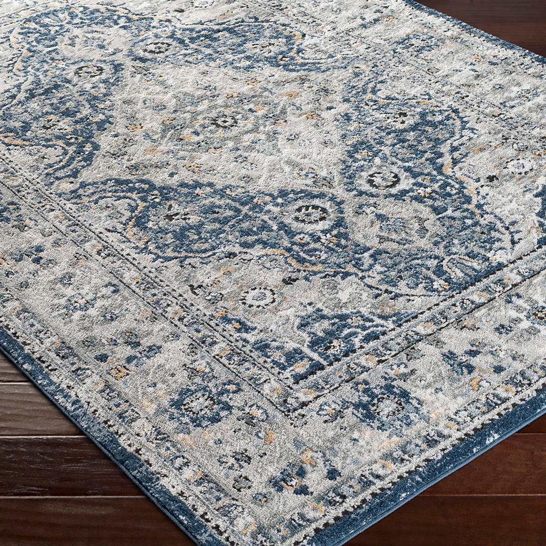 Tapis Vintage Vienna Oriental Bleu/Gris/Jaune