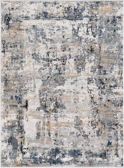 Tapis Abstrait Moderne Multicolore/Gris Paris
