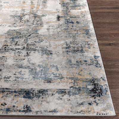 Tapis Abstrait Moderne Multicolore/Gris Paris