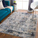 Tapis Abstrait Moderne Multicolore/Gris Paris