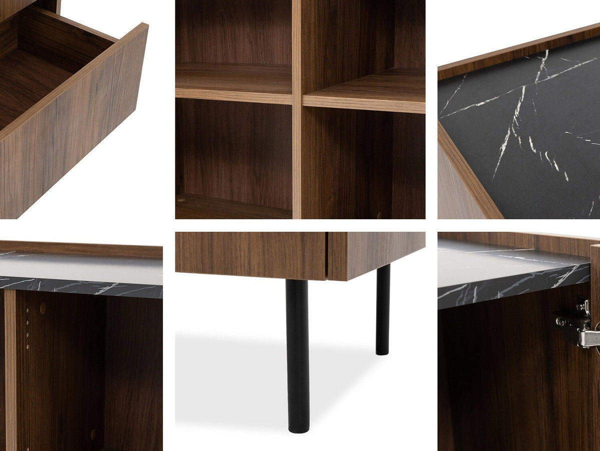Commode MOBILIER 1 Comfivo Belviro (Noyer) — photo produit