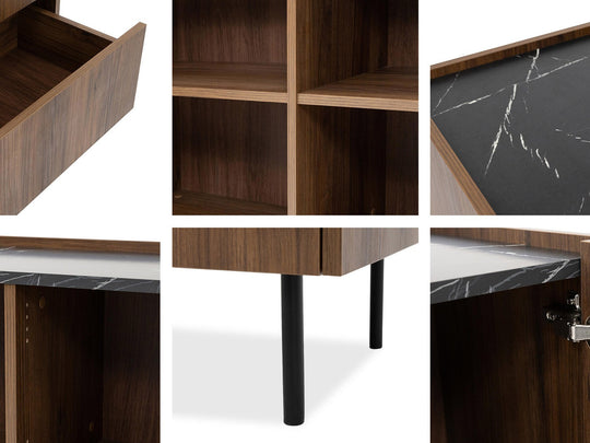 Commode MOBILIER 1 Comfivo Belviro (Noyer) — photo produit