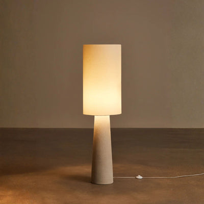 Lampadaire SKLUM Loana en lin beige