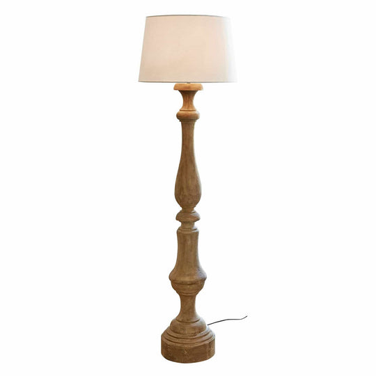 Lampadaire LOBERON Etienne en bois — photo produit