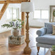 Lampadaire LOBERON Etienne en bois — photo produit