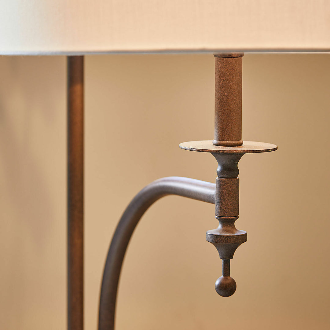 Lampadaire LOBERON Salvaterre en métal vieilli — photo produit
