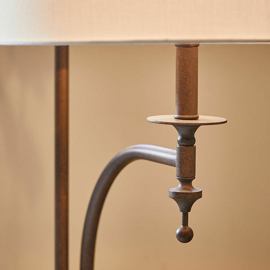 Lampadaire LOBERON Salvaterre en métal vieilli — photo produit
