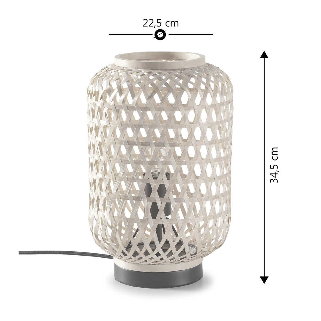 Lampe de table en bambou Yuna