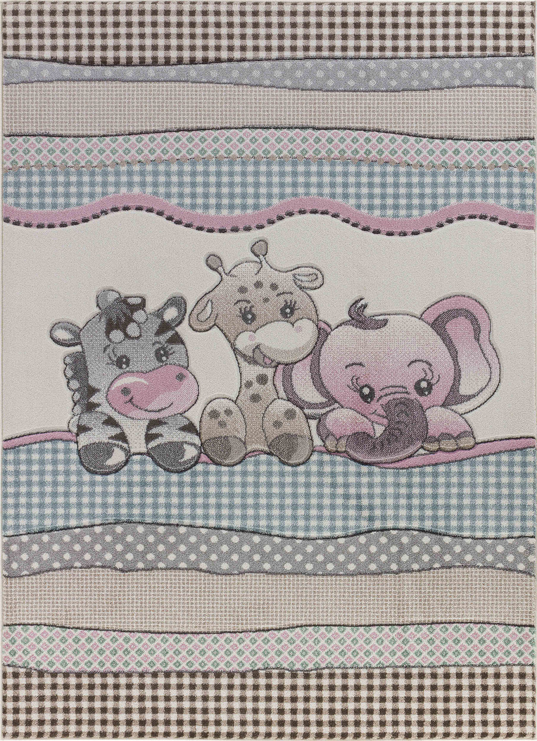 Tapis Enfant Animaux Cute