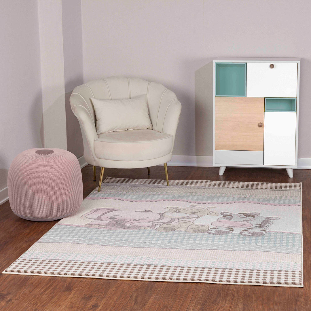 Tapis Enfant Animaux Cute