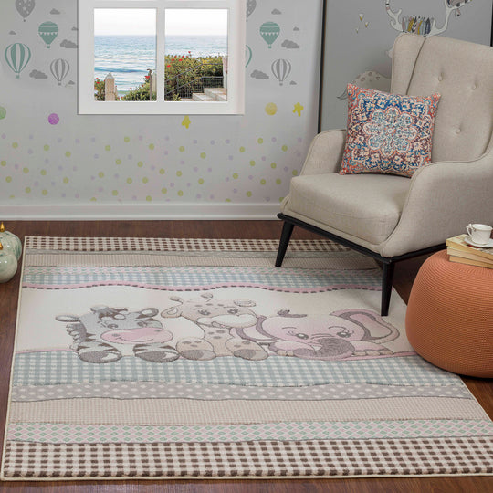 Tapis Enfant Animaux Cute