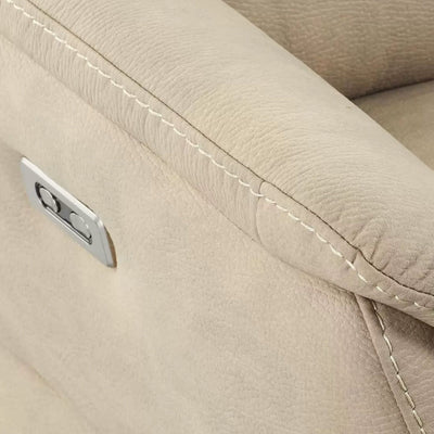 Fauteuil  de relaxation électrique LES TENDANCES en nubuck Valenza